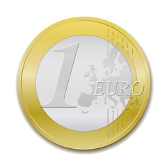 Image showing One euro