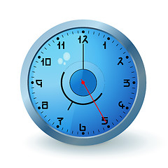 Image showing Blue clock