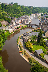 Image showing Aerial vertical view of Port of Dinan