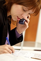 Image showing business woman