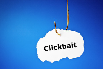 Image showing Clickbait Fishing Hook Concept