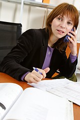 Image showing business woman