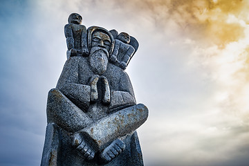 Image showing Ernog - Ernoc statue in Brittany Valley of the Saints