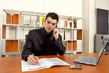 Image showing business man in office