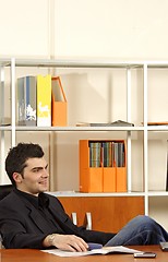 Image showing business man in office