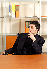 Image showing business man in office