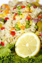 Image showing rice salad