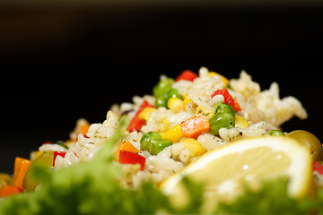 Image showing rice salad