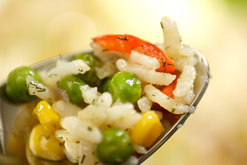 Image showing rice salad