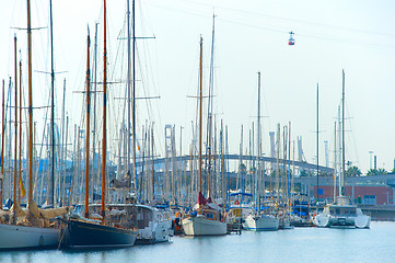 Image showing Port Well marina. Barcelona, Spain