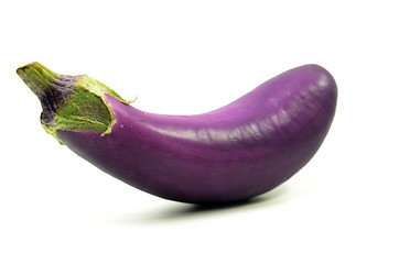 Image showing Eggplant or aubergine isolated