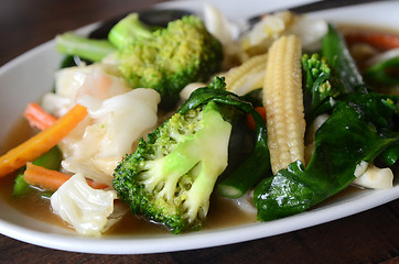 Image showing Stir-Fried Mixed Vegetables