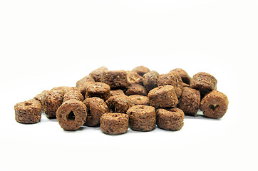 Image showing Chocolate cereal isolated