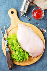 Image showing chicken fillet