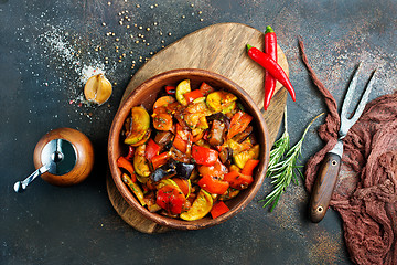 Image showing fried vegetables