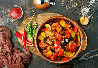 Image showing fried vegetables