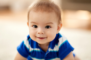 Image showing close up of sweet little asian baby boy