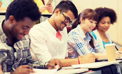 Image showing group of international students with on lecture