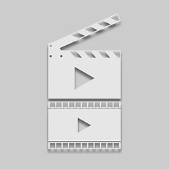 Image showing movie clapperboard icon