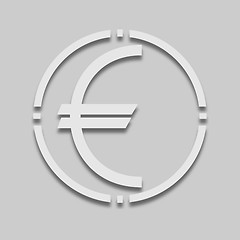 Image showing Euro currency sign