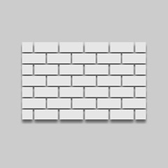 Image showing wall of bricks in a light tone