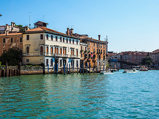 Image showing Canal Grande in Venice HDR