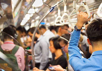 Image showing Singapore subway train