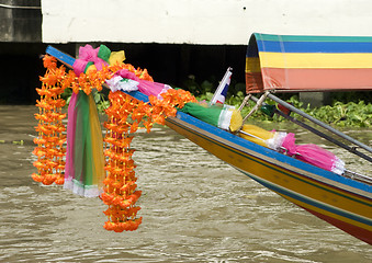 Image showing Bow of boat in Thailand