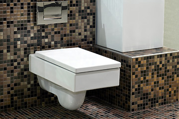 Image showing Toilet and tiles 2