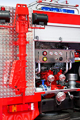 Image showing Fire truck detail