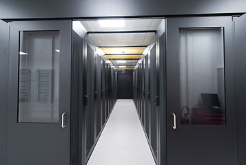 Image showing modern server room