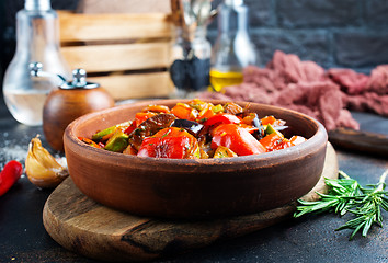 Image showing fried vegetables