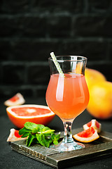 Image showing grapefruit juice