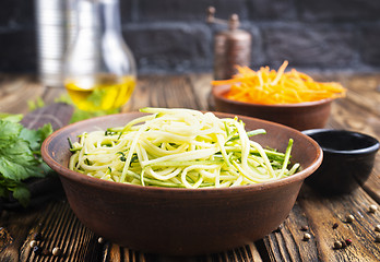 Image showing Zucchini noodles 