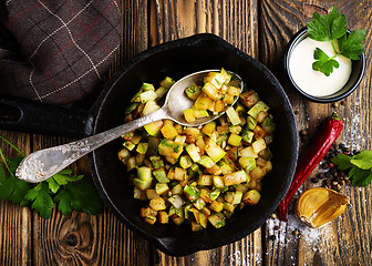 Image showing fried zucchini