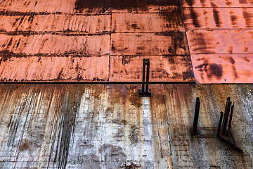 Image showing Rusty metal texture as background