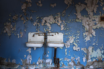 Image showing Abandoned room closeup photo