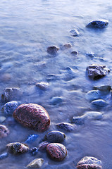 Image showing Rocks in water