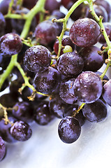 Image showing Red grapes