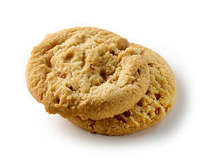 Image showing two cookies on white background