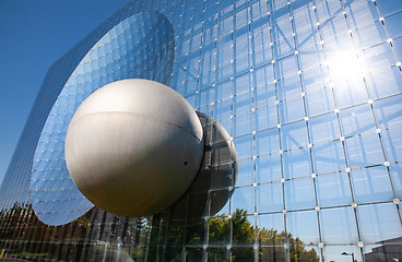 Image showing Building in Futuroscope theme park in Poitiers, France