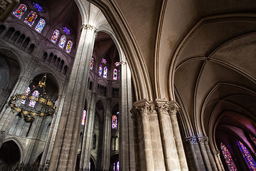 Image showing Inside the cathedral in Bourges