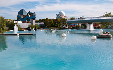 Image showing Park of futuroscope attrraction fun park for film and movies fil
