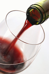 Image showing red red wine