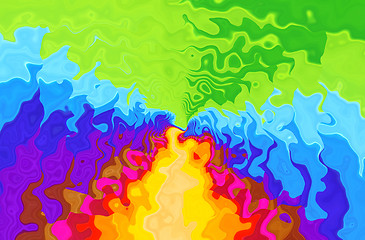 Image showing Colorful background with abstract pattern