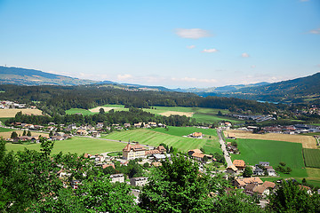 Image showing Panoramic view of Gruyere, Switzerland