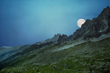 Image showing Landscape of French Alps