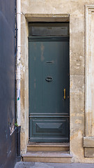 Image showing Narrow Dark Door