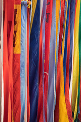 Image showing Colourful Flags