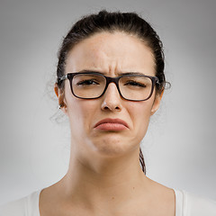 Image showing Sad woman crying